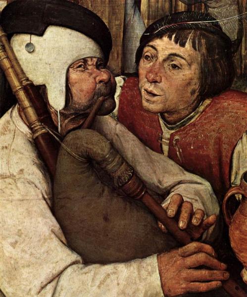 The Peasant Dance (detail) by Pieter Bruegel The Elder