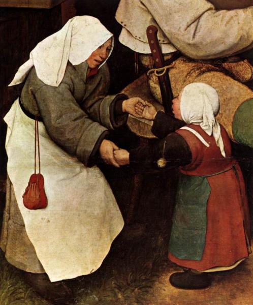 The Peasant Dance (detail) by Pieter Bruegel The Elder