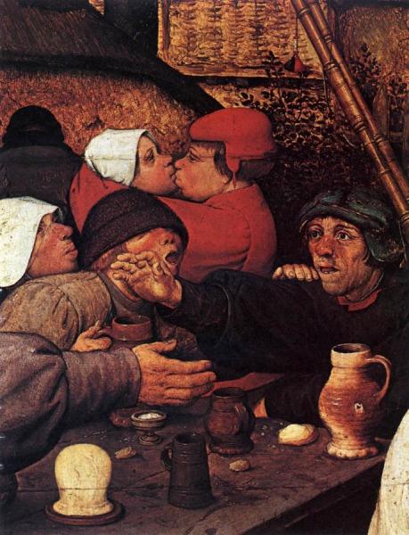 The Peasant Dance (detail) by Pieter Bruegel The Elder