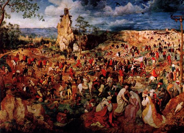 The Procession To Calvary by Pieter Bruegel The Elder