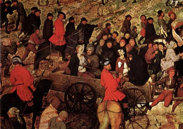 The Procession To Calvary, Detail 3 by Pieter Bruegel The Elder Oil Painting Reproductions