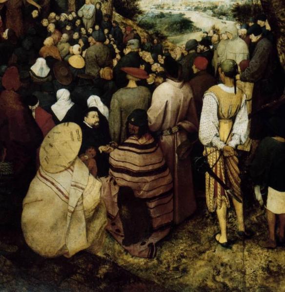 The Sermon Of St John The Baptist (detail) by Pieter Bruegel The Elder