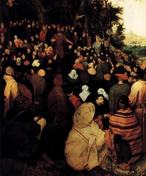 The Sermon Of St John The Baptist (detail) by Pieter Bruegel The Elder
