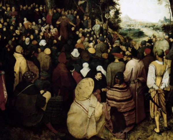 The Sermon Of St John The Baptist (detail) by Pieter Bruegel The Elder