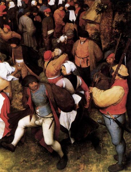 Wedding Dance In The Open Air (detail) by Pieter Bruegel The Elder