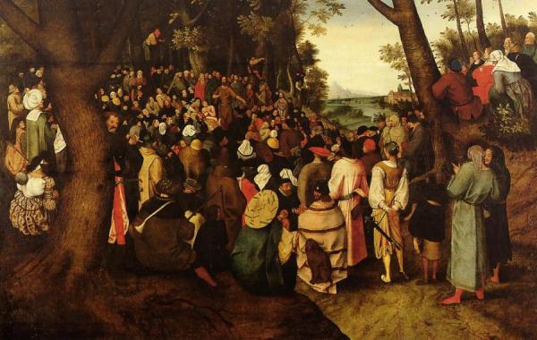 A Landscape With Saint John The Baptist Preaching by Pieter Bruegel The Younger