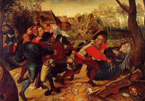 Pieter Bruegel The Younger Peasant Brawl