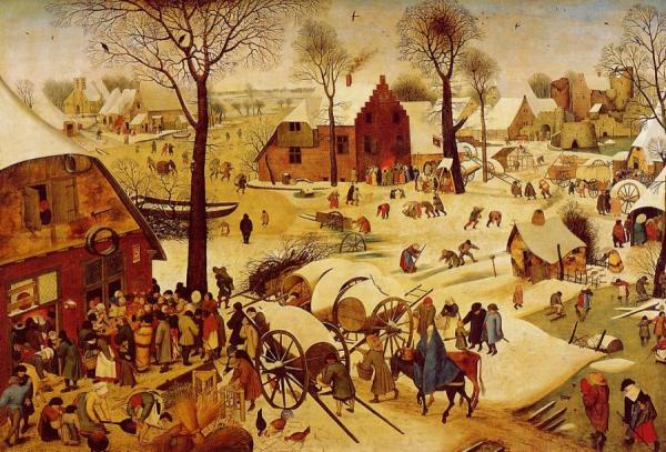 The Census At Bethlehem by Pieter Bruegel The Younger