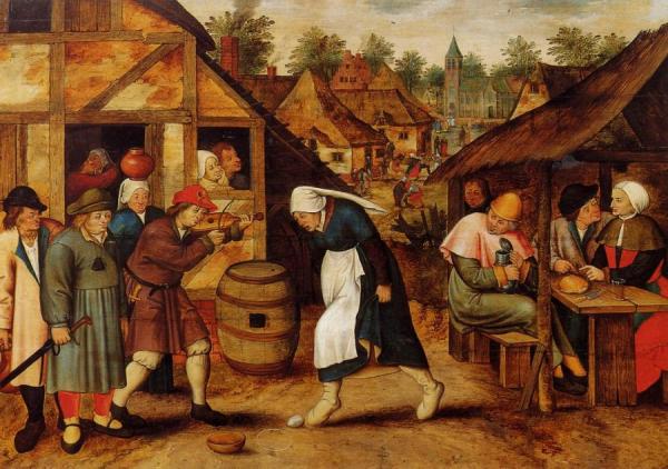 The Egg Dance by Pieter Bruegel The Younger