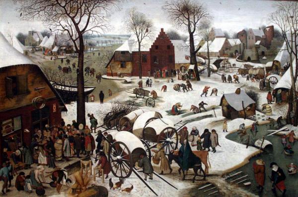 The Population Of Bethlehem by Pieter Bruegel The Younger