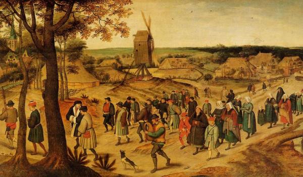 The Wedding Procession by Pieter Bruegel The Younger