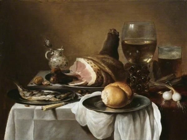 Breakfast Piece by Pieter Claesz Oil Painting Reproductions