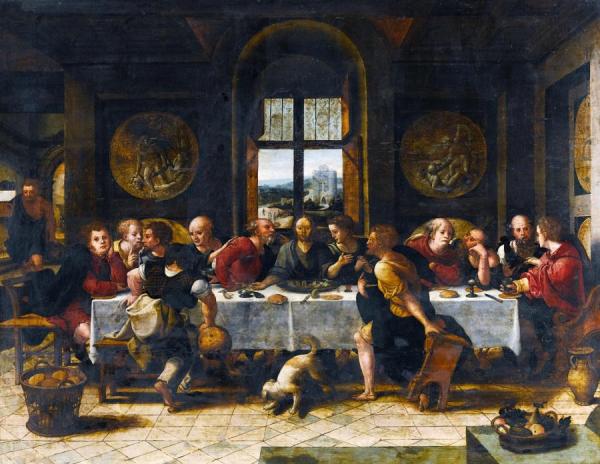 The Last Supper by Pieter Coecke Van Aelst Oil Painting Reproductions