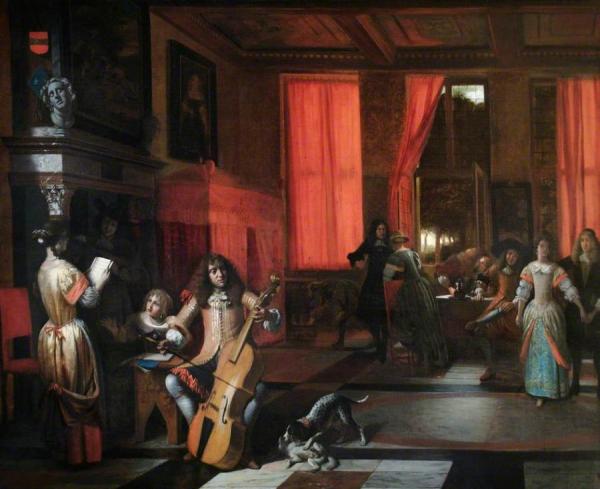 A Musical Party by Pieter De Hooch