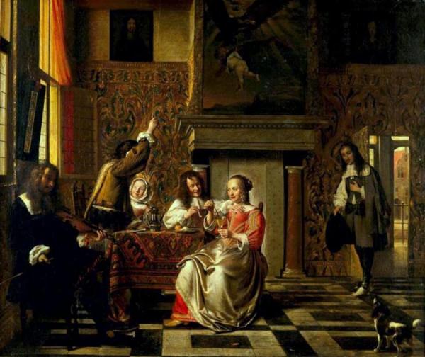 Pieter De Hooch Conversation