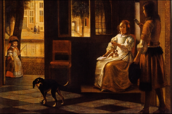 Interior by Pieter De Hooch