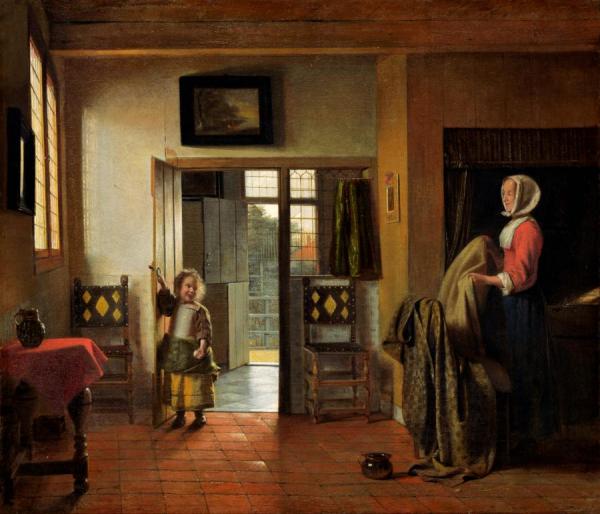The Bedroom by Pieter De Hooch