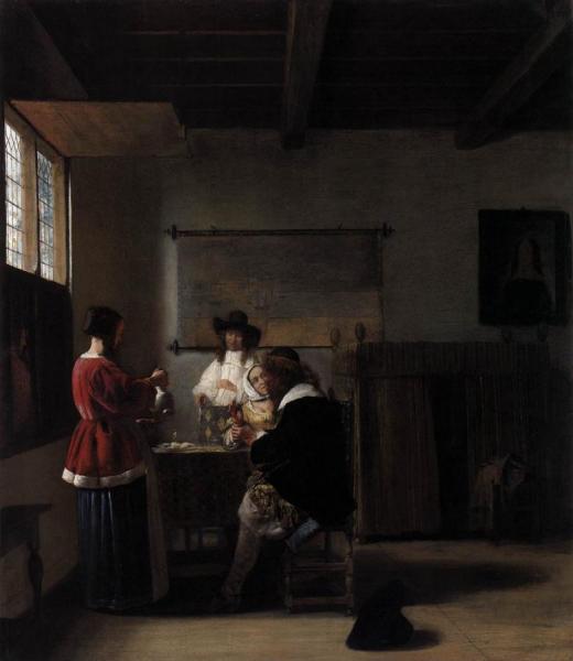 The Visit by Pieter De Hooch