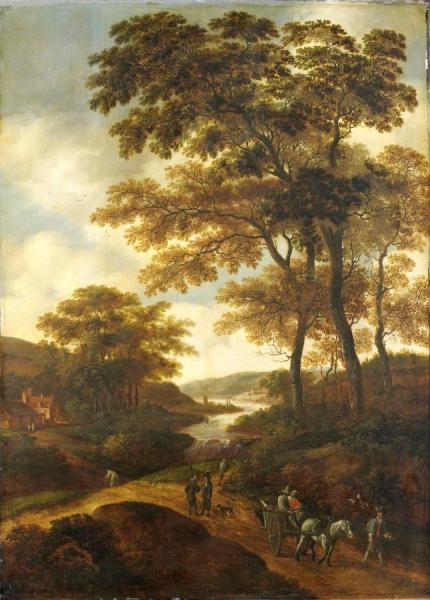 Wooded Landscape by Pieter Jansz. Van Asch