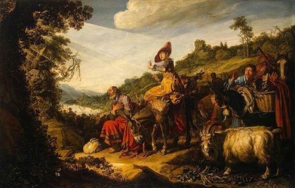 Abraham's Journey To Canaan by Pieter Lastman