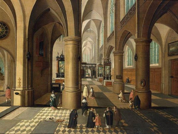 Church Interior by Pieter Neefs The Elder