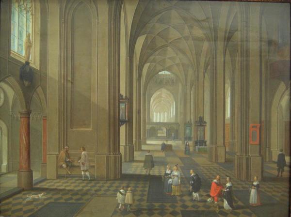 Interior Of A Church by Pieter Neefs The Elder