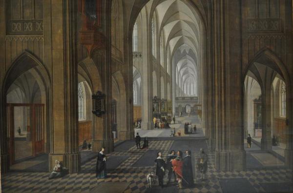 View Of The Interior Of A Church by Pieter Neefs The Elder Oil Painting Reproductions