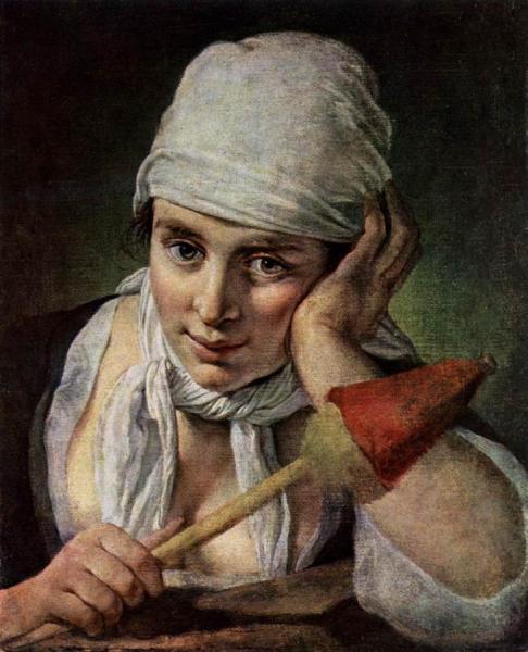 Pietro Antonio Rotari Young Girl With Distaff