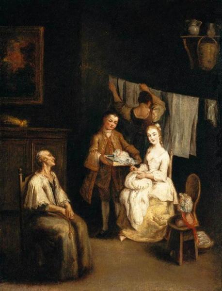 An Interior by Pietro Longhi