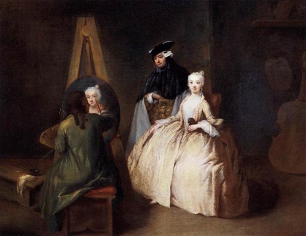 Painter In His Studio by Pietro Longhi