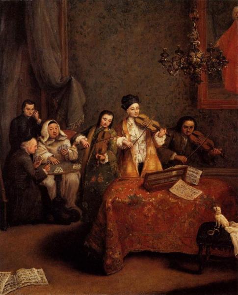 The Concert by Pietro Longhi Oil Painting Reproductions