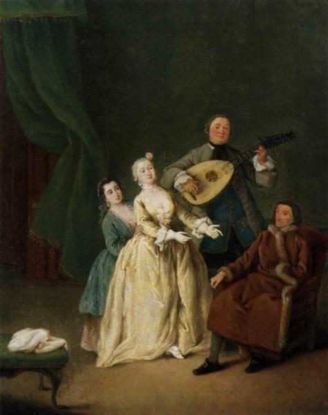 The Family Concert by Pietro Longhi