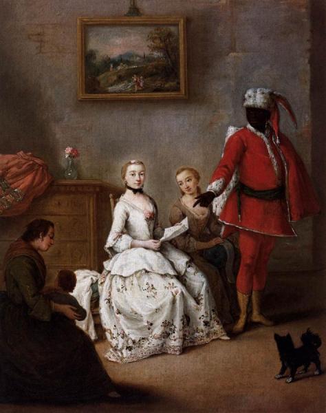 The Letter Of The Moor by Pietro Longhi