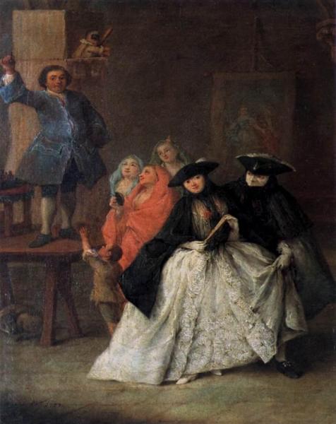 The Mountebank by Pietro Longhi Oil Painting Reproductions
