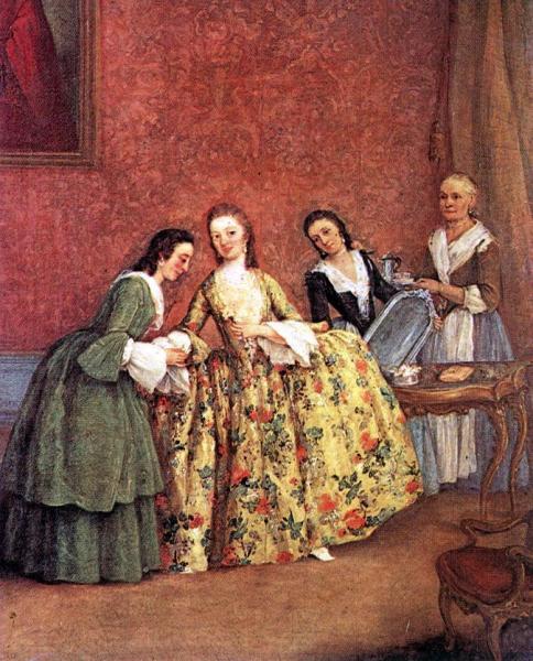 The Venetian Lady's Morning by Pietro Longhi
