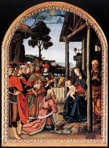 Adoration Of The Kings (epiphany) by Pietro Perugino