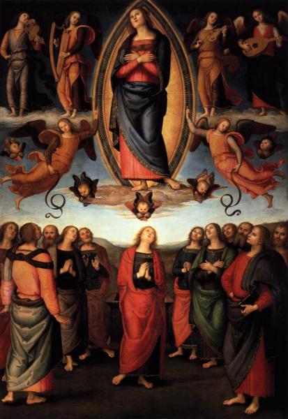 Assumption Of The Virgin by Pietro Perugino