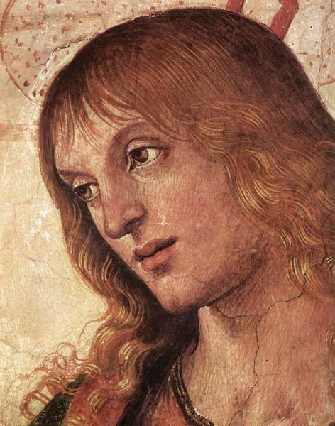 Baptism Of Christ [detail] by Pietro Perugino