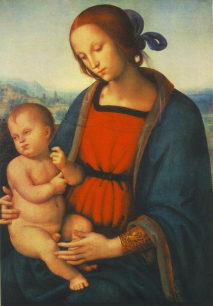 Madonna With Child by Pietro Perugino