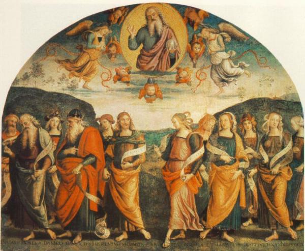The Almighty With Prophets And Sybils by Pietro Perugino
