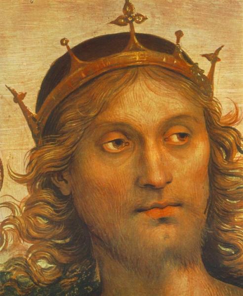 The Almighty With Prophets And Sybils [detail] by Pietro Perugino