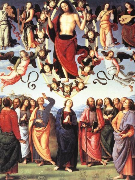 The Ascension Of Christ by Pietro Perugino Oil Painting Reproductions