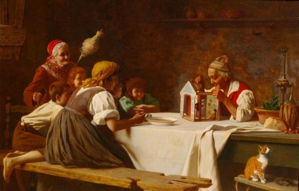 The Puppet Show by Pietro Saltini