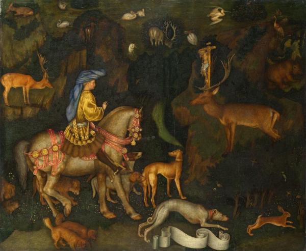 Vision Of Saint Eustace by Pisanello