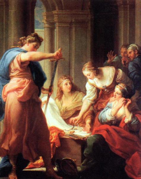 Achilles At The Court Of Lycomedes by Pompeo Batoni