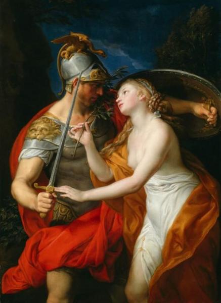 Peace And War by Pompeo Batoni