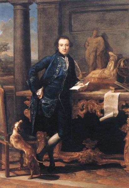 Portrait Of Charles Crowle by Pompeo Batoni