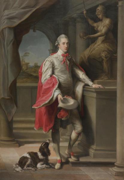Pompeo Batoni Portrait Of John,3rd Baron Monson Of Burton (1753-1806)