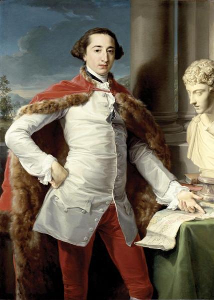 Portrait Of Richard Milles by Pompeo Batoni