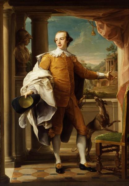 Portrait Of Sir Wyndham Knatchbull-wyndham by Pompeo Batoni